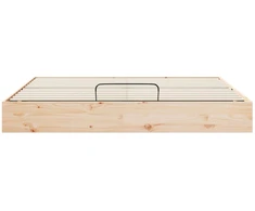 Otomano lovos rėmas su saugojimo funkcija Natūrali 200 x 200 cm