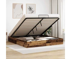Lova Otomano lovos rėmas su saugykla Senas medis 203 x 180 x 25 cm