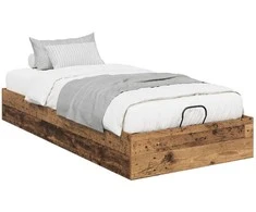 Lova Otomano lovos rėmas Sendintos medienos 75,5 x 190 cm