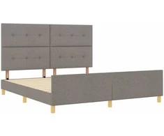 Lovos rėmas su galvūgalio Tortora 180 x 200 cm audinys