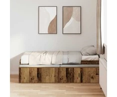 Lova Lovos rėmas Amatininkų ąžuolas 70 x 190 cm Apdirbta mediena