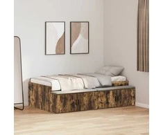 Lova Lovos rėmas Rūkyta ąžuolas 90 x 200 cm Apdirbta mediena