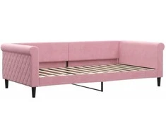 Sofa, rožinės spalvos, 100x200cm, aksomas