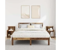 Šalia lovos spintelė 2 pcs Senas medis 40 x 35 x 60 cm