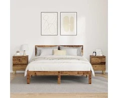 Lova spintelės su stalčių 2 pcs Senovinis medis 40 x 35 x 50 cm