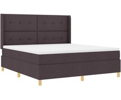 Kiemas lova su LED juostelėmis Ruda 180 x 200 cm audinys