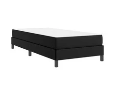 Lova Lovos rėmas su čiužiniu Juoda 90 x 200 cm audinys