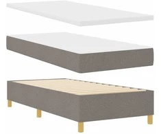Kiemas lova su galvūgalio Tortora 100 x 200 cm audinys