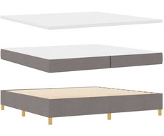 Kiemas lova su galvūgalio Tortora 200 x 200 cm audinys