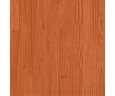 Lova su čiužiniu, vaško ruda, 90x190cm, pušis