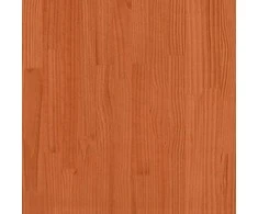 Lova su čiužiniu, vaško ruda, 90x200cm, pušis