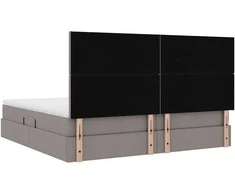 Lova su daiktų laikymo vieta ir čiužiniu Tortora 200 x 200 cm