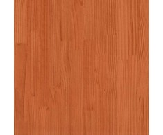 Lova su knygų spinta be čiužinio, ruda, 160x200cm, pušis