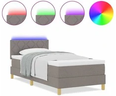 Kiemas lova su pagalve Tortora 100 x 200 cm audinys