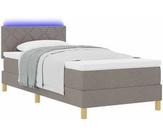 Kiemas lova su pagalve Tortora 100 x 200 cm audinys