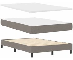 Kiemas lova su galvūgalio Tortora 120 x 200 cm audinys