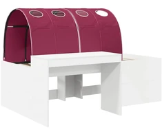 Lovą su tuneliu 4 pcs Artisian ąžuolas ir raudona