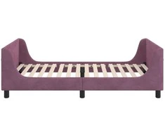 Lova Vaikiška lovos konstrukcija su galvūgaliu Violetinė 80 x 200 cm