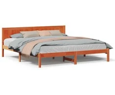 Lovos rėmas Ruda 200 x 200 cm Pušies medienos masyvas