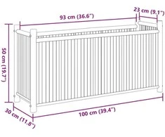 Lovelis, 100x30x50cm, bambukas