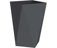 Lovelis 2 pcs Antracitas 50 x 50 x 75 cm Plienas