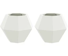 Lovelis 2 pcs Balta 50 x 50 x 40 cm Plienas