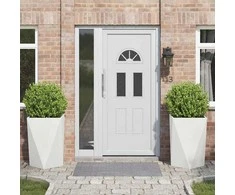 Lovelis 2 pcs Balta 50 x 50 x 75 cm Plienas