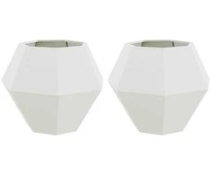Lovelis 2 pcs Balta 75 x 75 x 60 cm Plienas
