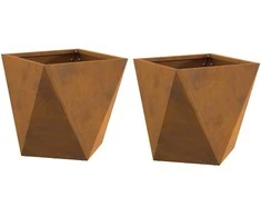 Lovelis 2 pcs Rūdijanti 30 x 30 x 30 cm