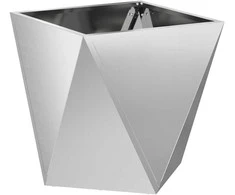 Lovelis 2 pcs Sidabro 50 x 50 x 50 cm Cinkuota plienas