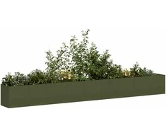 Lovelis, alyvuogių žalias, 360x40x40cm šaltai valcuotas plienas