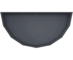 Lovelis Antracitas 120 x 60 x 35 cm Plienas