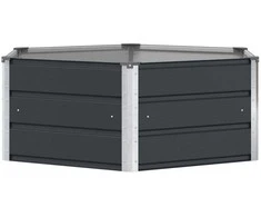 Lovelis Antracitas 129 x 129 x 45 cm Plienas