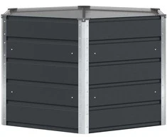 Lovelis Antracitas 129 x 129 x75 cm Plienas