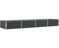 Lovelis Antracitas 385 x 100 x 45 cm Cinkuota plienas