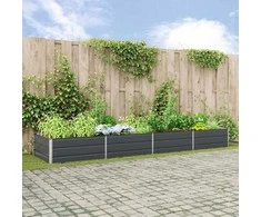 Lovelis Antracitas 385 x 100 x 45 cm Cinkuota plienas