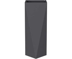 Lovelis Antracitas 30 x 30 x 75 cm Plienas
