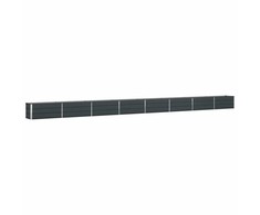 Lovelis Antracitas 770 x 50 x 45 cm Cinkuota plienas