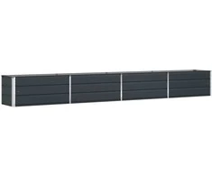 Lovelis Antracitas 385 x 50 x 45 cm Cinkuota plienas