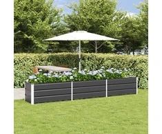 Lovelis Antracitas 290 x 50 x 45 cm Cinkuota plienas