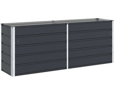 Lovelis Antracitas 195 x 50 x 75 cm Cinkuota plienas