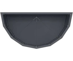 Lovelis Antracitas 60 x 30 x 35 cm Plienas