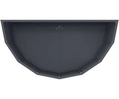 Lovelis Antracitas 90 x 45 x 50 cm Plienas