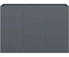 Lovelis, antracito, 120x40x80cm, šaltai valcuotas plienas