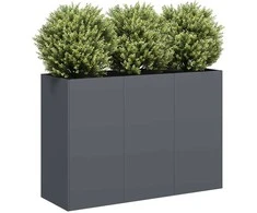 Lovelis, antracito, 120x40x80cm, šaltai valcuotas plienas