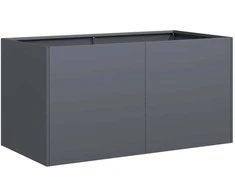 Lovelis, antracito, 80x40x40cm, šaltai valcuotas plienas