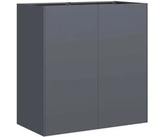 Lovelis, antracito, 80x40x80cm, šaltai valcuotas plienas