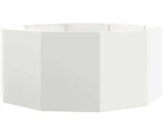 Lovelis Balta 120 x 120 x 50 cm Plienas