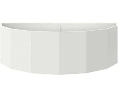 Lovelis Balta 120 x 60 x 35 cm Plienas