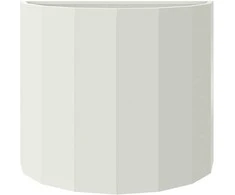 Lovelis Balta 60 x 30 x 50 cm Plienas